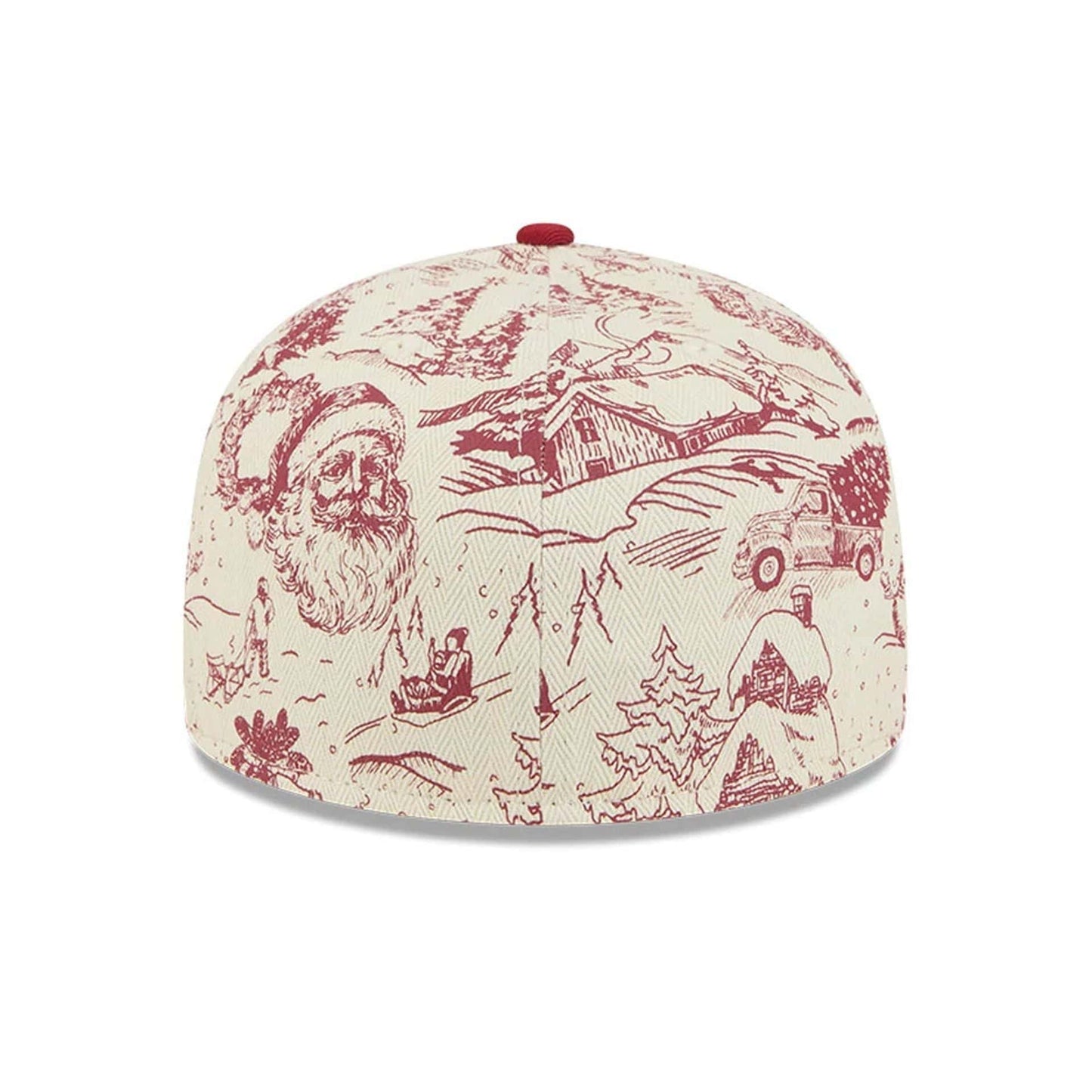 Pictured is this New Era Holiday Essentials 59FIFTY Fitted cap in white. 7