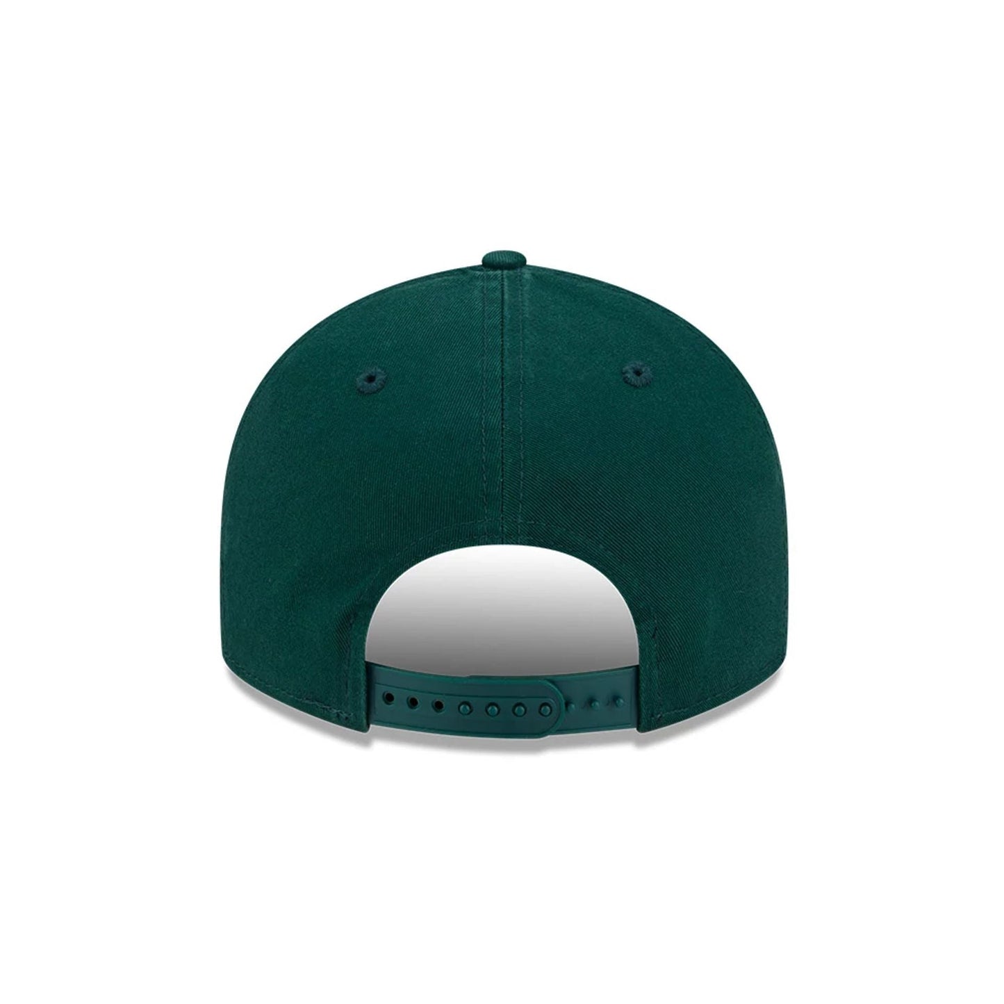 Pictured is this New Era Holiday Essentials 9FIFTY Split Panel Snapback cap in dark green. 7