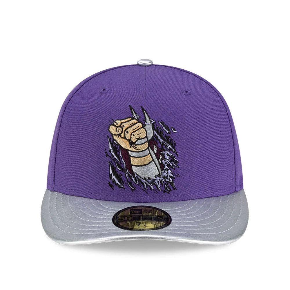 Pictured is this Shredder Teenage Mutant Ninja Turtles 59FIFTY Fitted cap in purple. 4