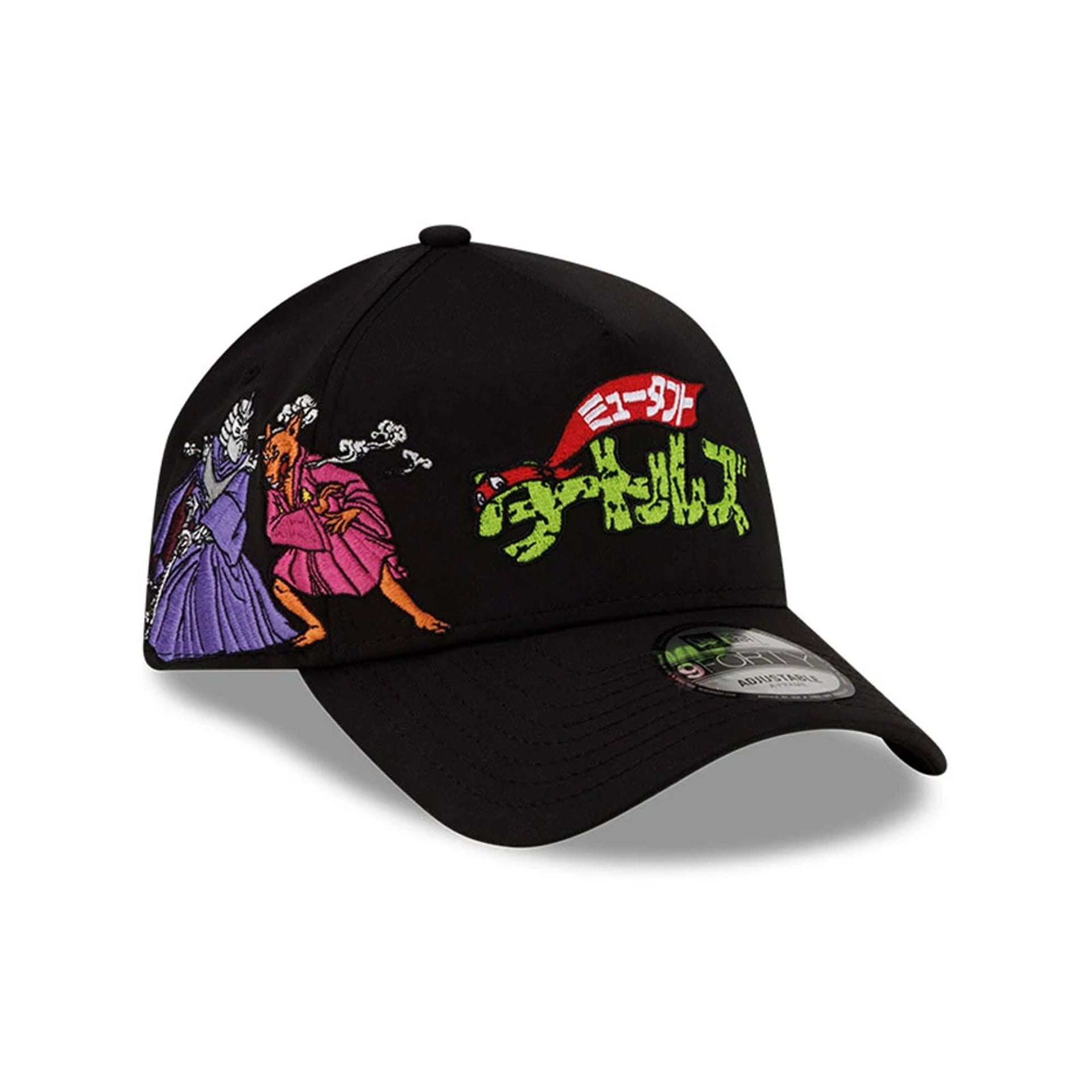 Pictured is this Japanese Teenage Mutant Ninja Turtles 9FORTY A-Frame cap in black. 1
