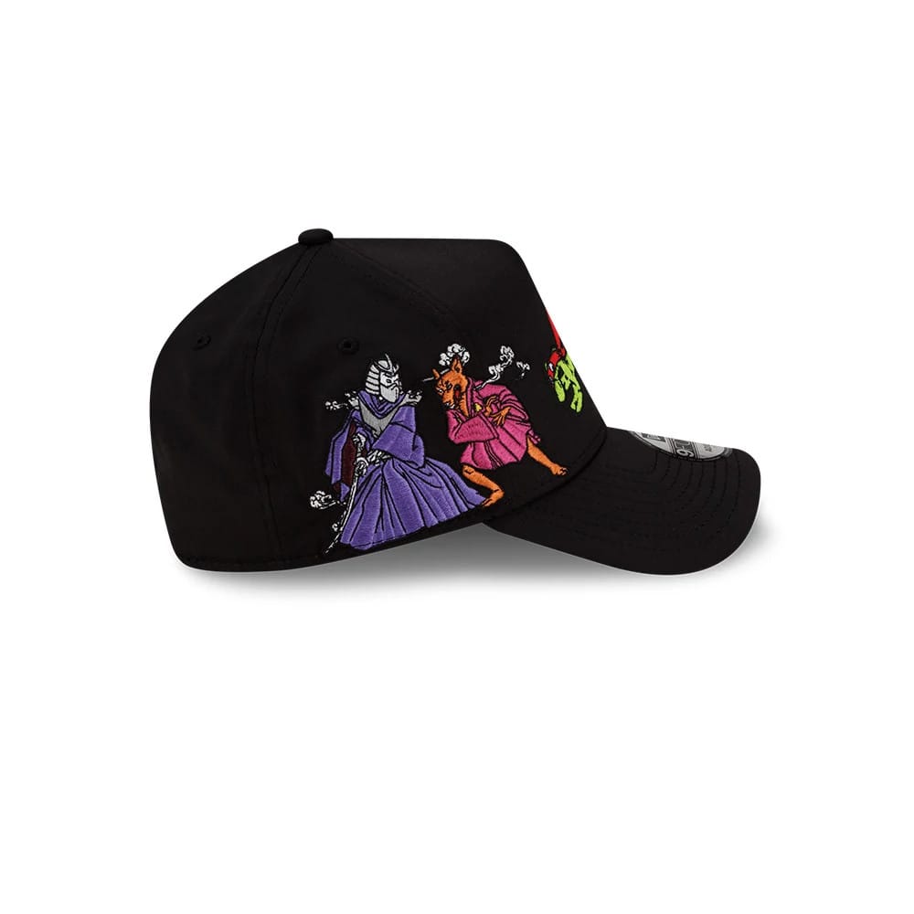 Pictured is this Teenage Mutant Ninja Turtles Kanji 9FORTY A-Frame cap in black. 4