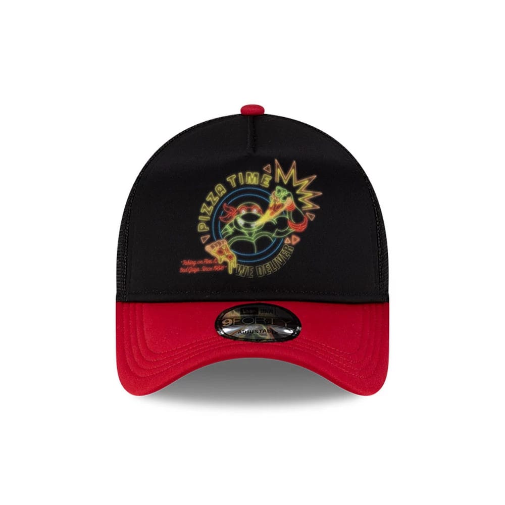 Pictured is this Neon Sign Teenage Mutant Ninja Turtles 9FORTY A-Frame cap in black. 2