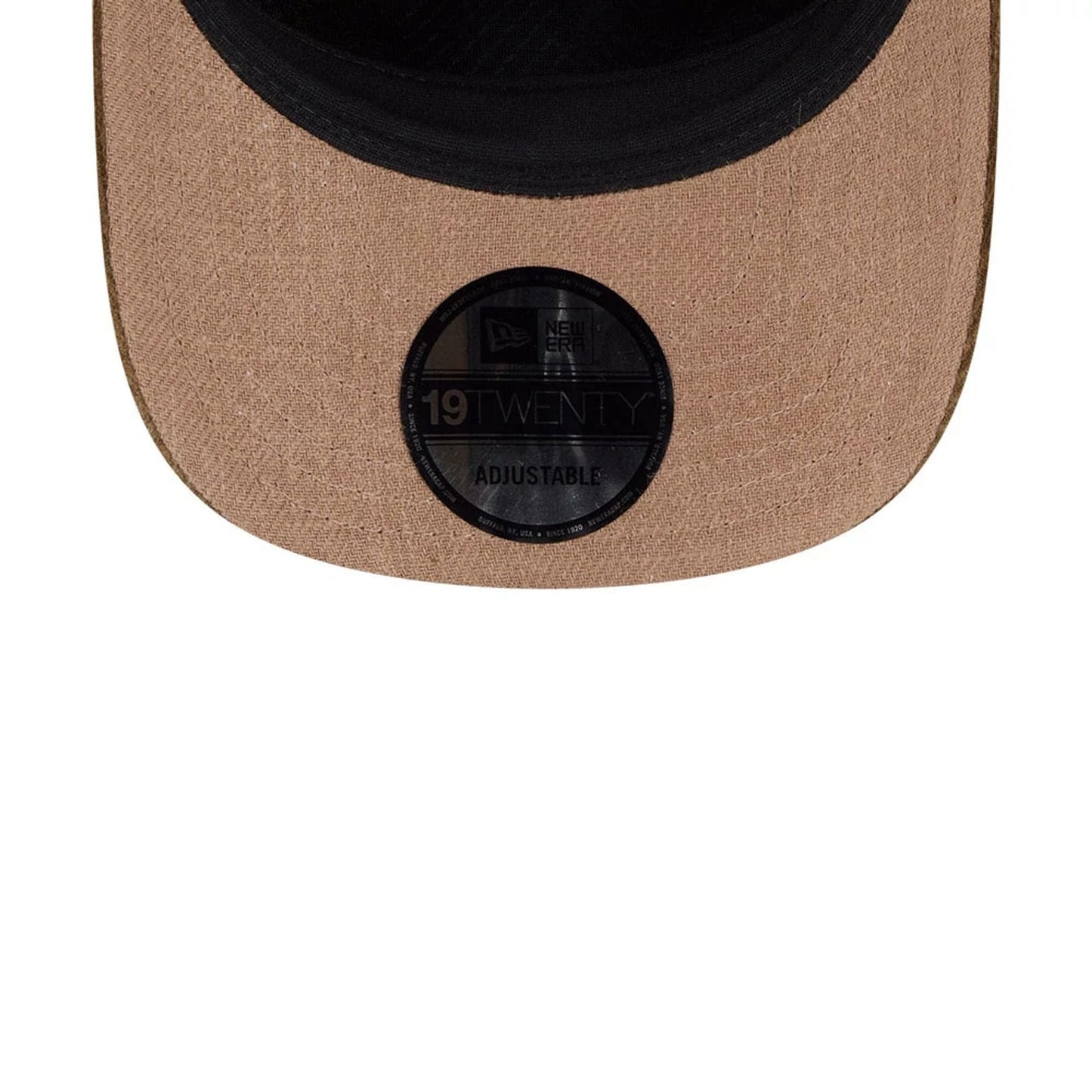 Pictured is this MLB Utility Linen Boston Red Sox 19TWENTY cap in open brown. 7