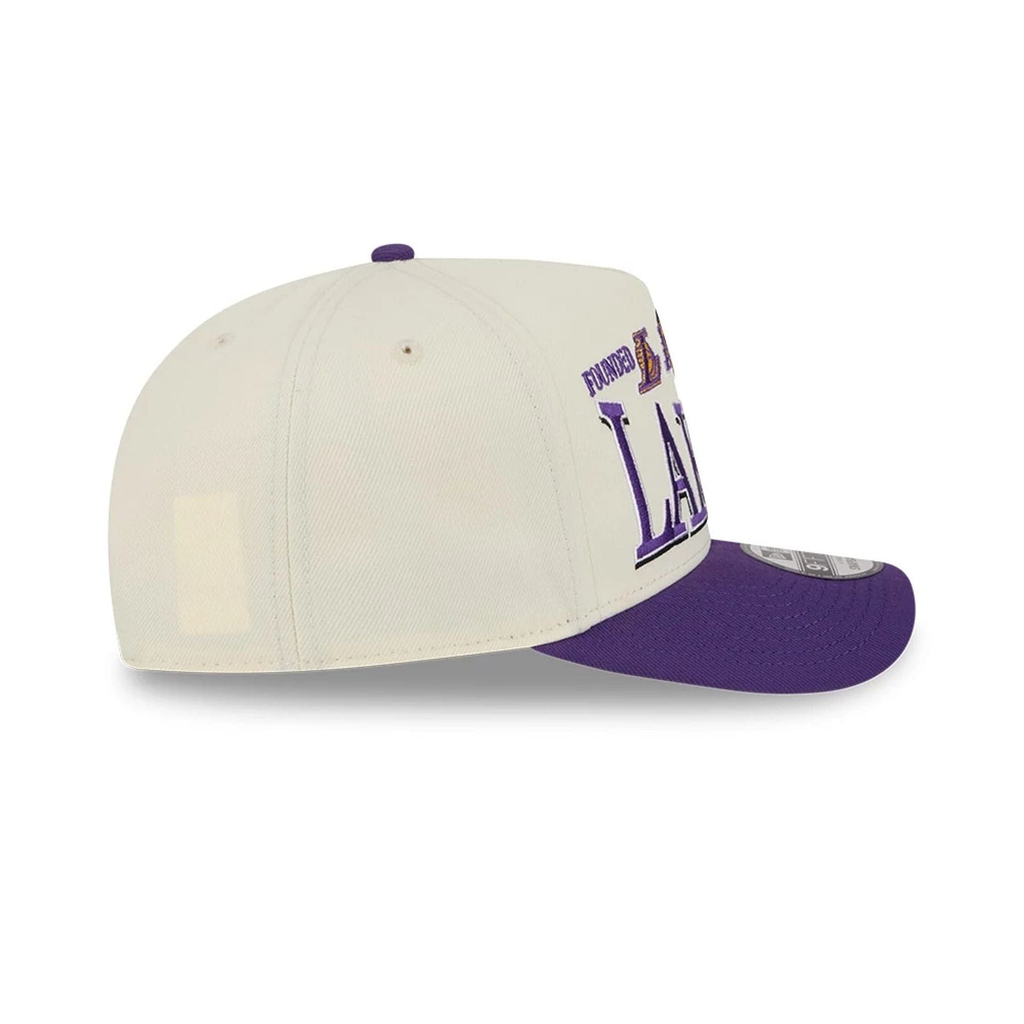 Pictured is this NBA All Star Game 2026 LA Lakers 9FIFTY A-Frame Snapback cap in White. 7