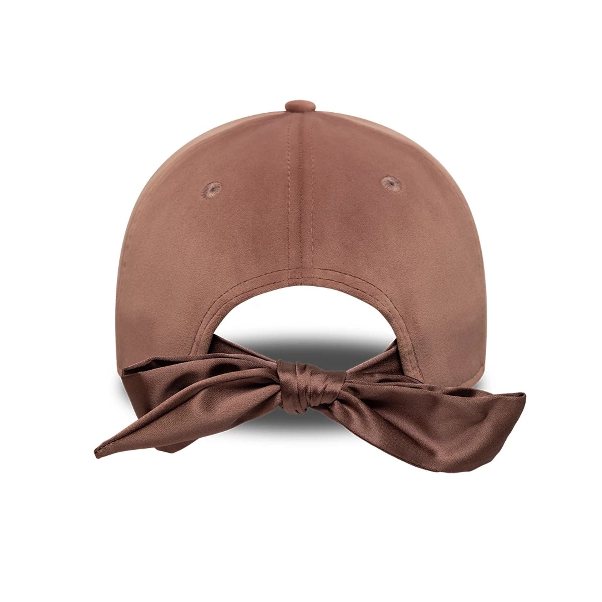 This is a Atlanta Braves MLB Velour Pastel Pink 9TWENTY Bow Back Adjustable Cap 2