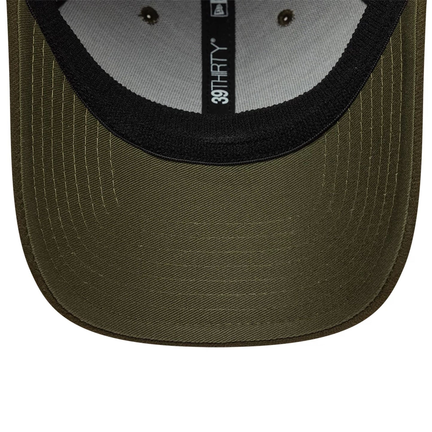 Pictured in this New Era Green 39THIRTY Downflap Stretch Fit Cap 7