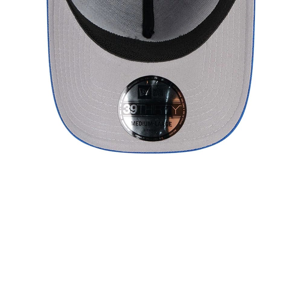 Pictured is this NFL Suede LA Rams 39THIRTY A-Frame Stretch Fit cap in Blue. 2