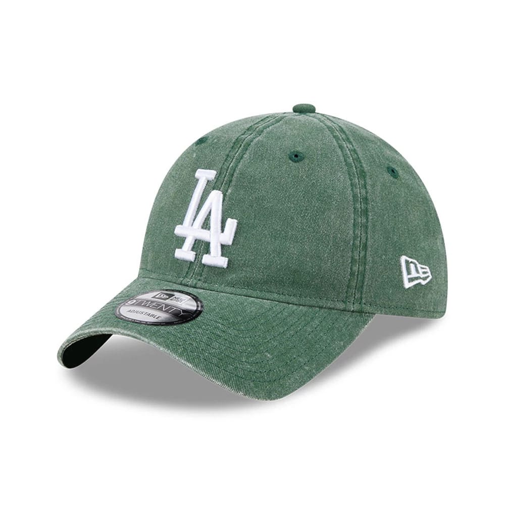 Pictured is this MLB Overwash LA Dodgers 9TWENTY cap in dark green. 1