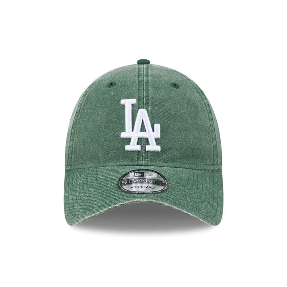 Pictured is this MLB Overwash LA Dodgers 9TWENTY cap in dark green. 2