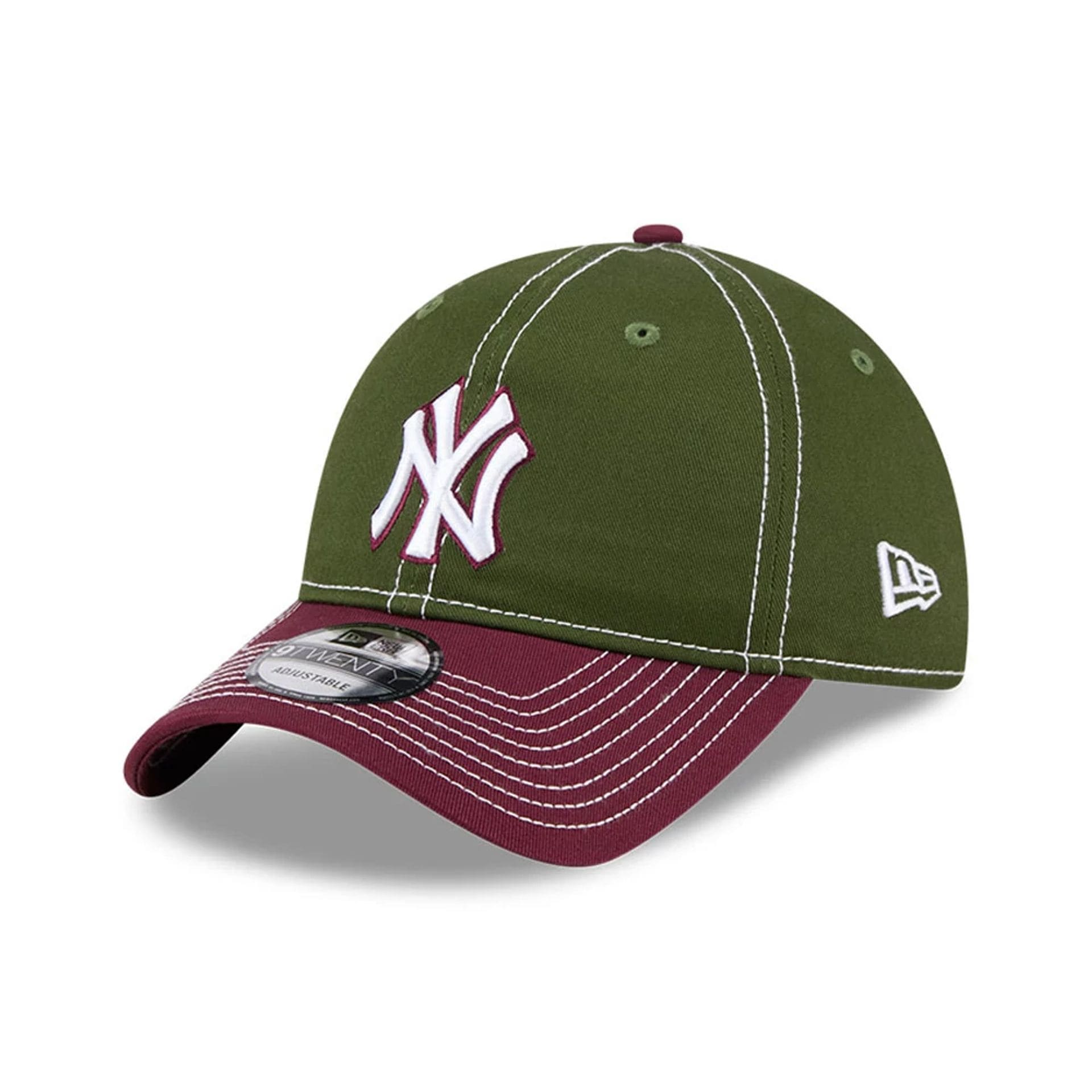 Pictured is this MLB 2Tone New York Yankees 9TWENTY cap in dark green. 1