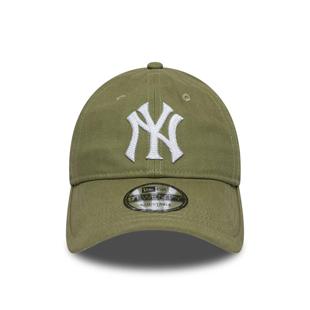 Pictured is this MLB Herringbone New York Yankees 9TWENTY cap in green. 7