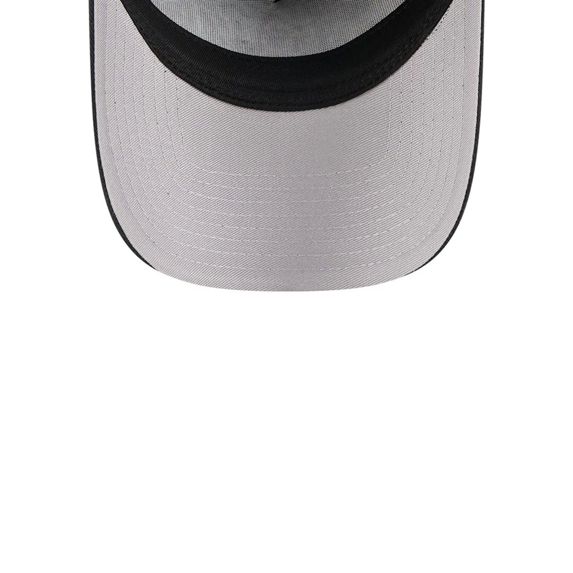 Pictured is this NBA Multi Letter Chicago Bulls 9FORTY A-Frame cap in black. 2