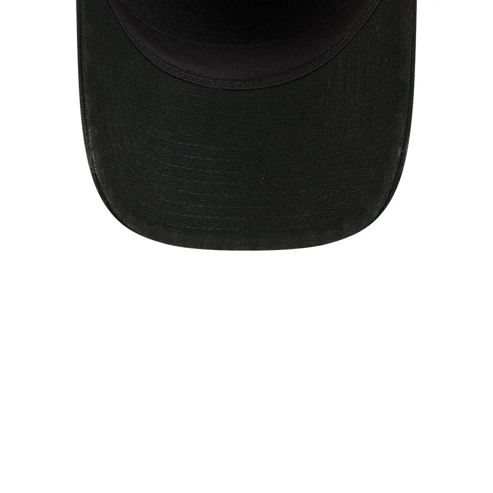 Pictured is this MLB Washed Canvas Boston Red Sox 9FORTY A-Frame cap in black. 7