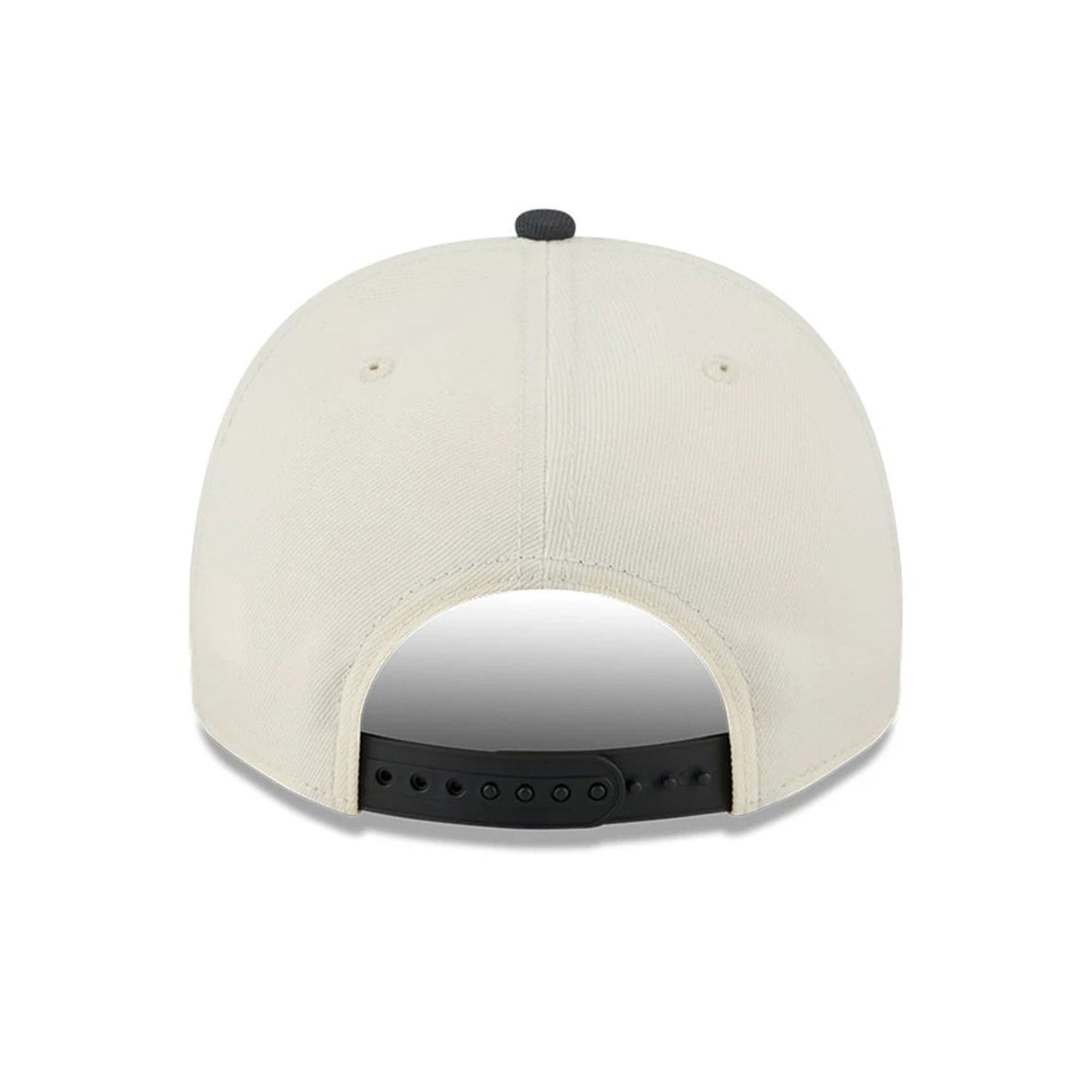 Pictured is this MLB Chrome Las Vegas Raiders 9FIFTY A-Frame Snapback cap in cream . 7