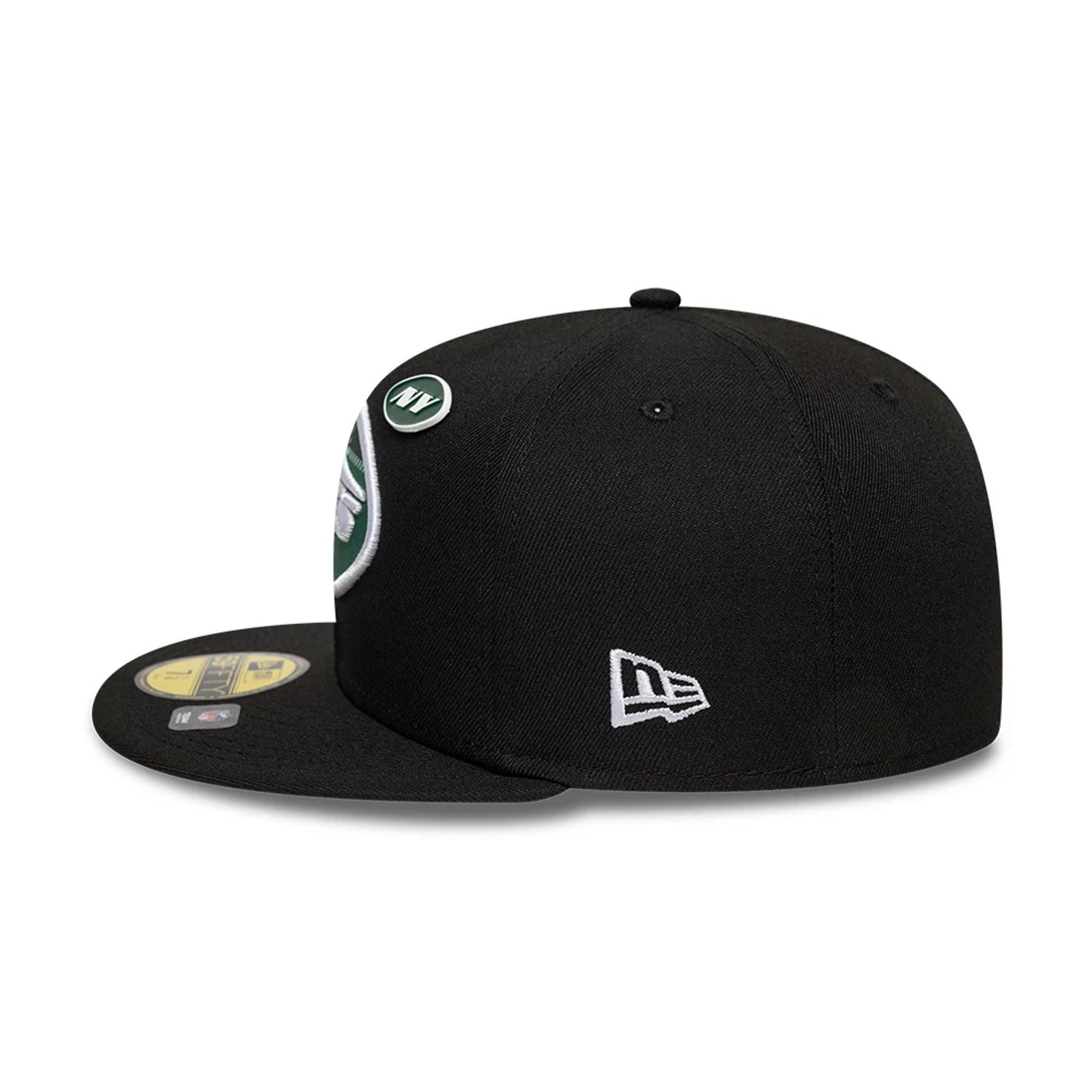 This is a New York Jets NFL International Series Games London 2025 Black 59FIFTY Fitted Cap 7