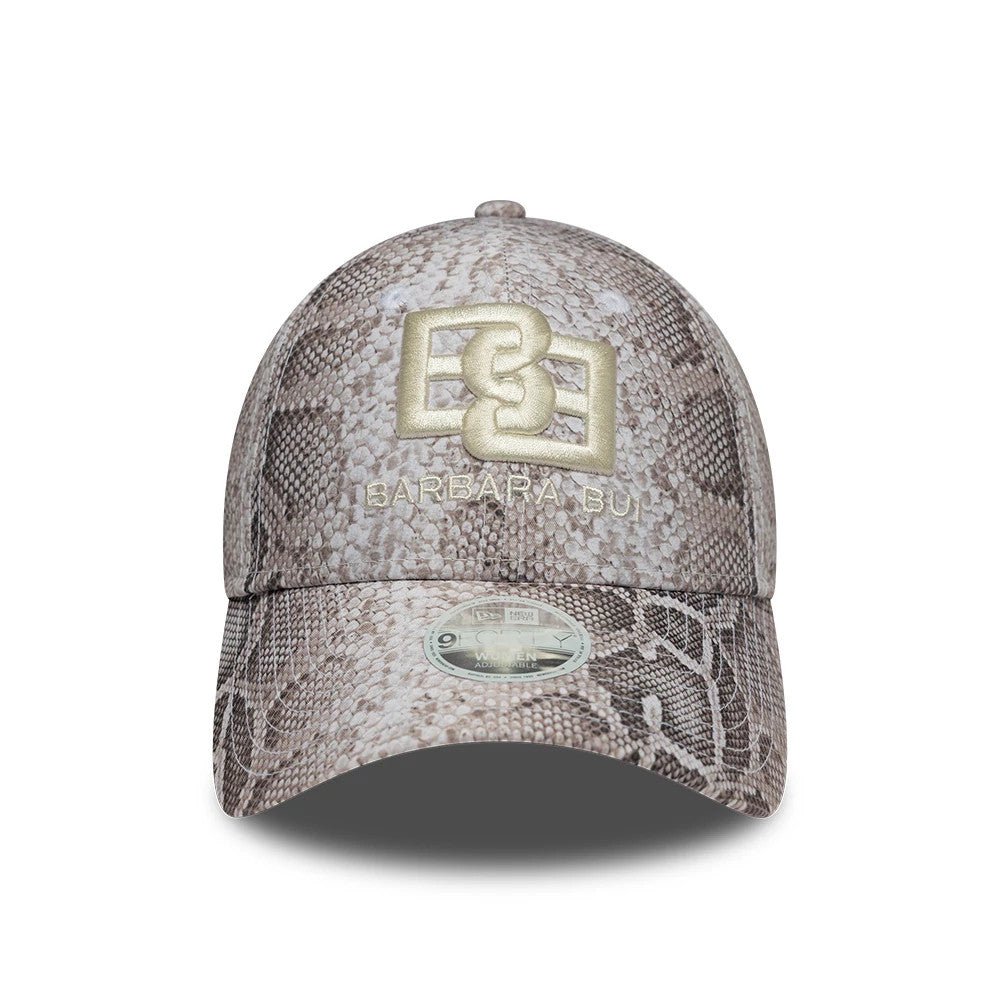 Pictured is this Womens New Era X Barbara Bui Python 9FORTY cap in python all over print. 2