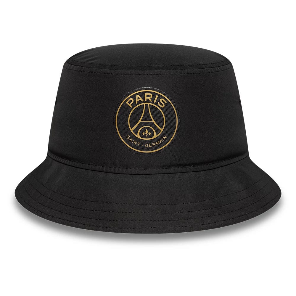 Pictured is this Black Gold Paris Saint-Germain Bucket hat in black. 2