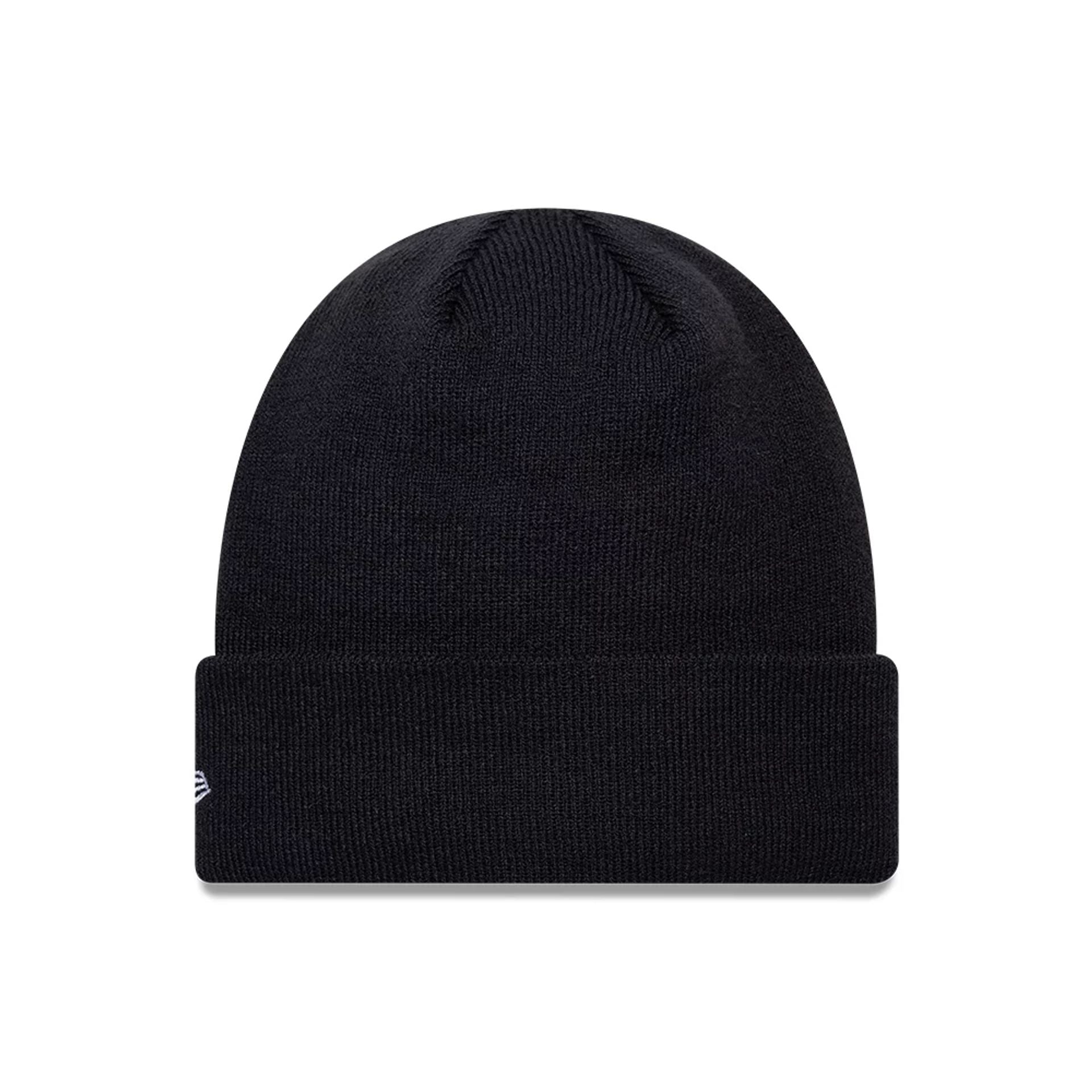 This is a FC Barcelona Core Navy Cuff knit Beanie Hat 2