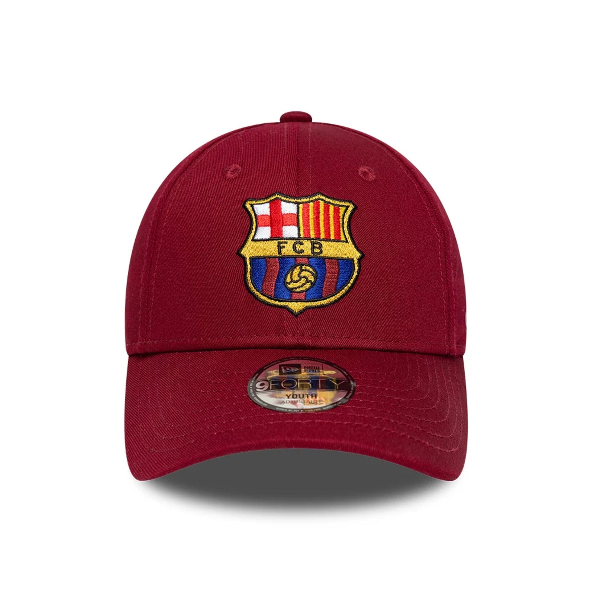 This is a FC Barcelona Youth Core Dark Red 9FORTY Adjustable Cap 2