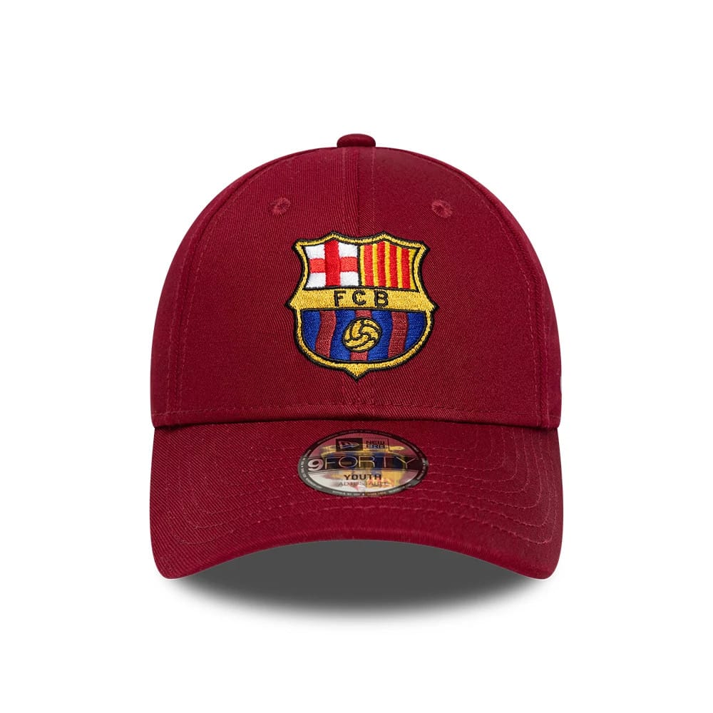 This is a FC Barcelona Youth Core Dark Red 9FORTY Adjustable Cap 2