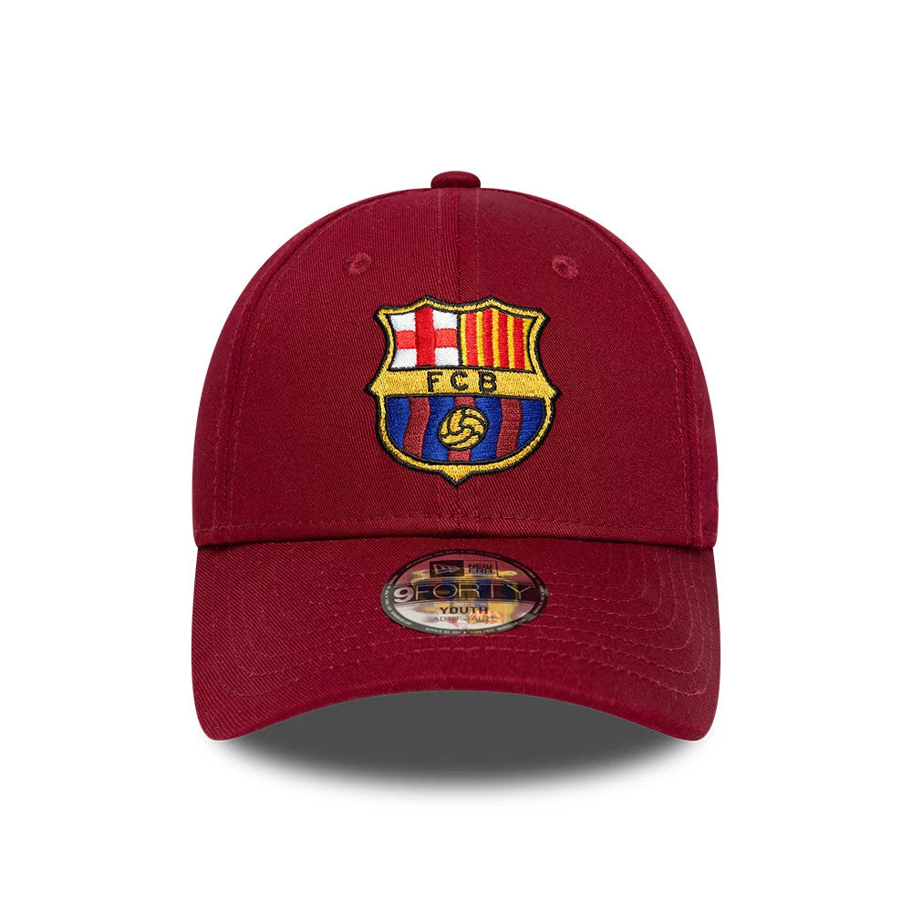 This is a FC Barcelona Youth Core Dark Red 9FORTY Adjustable Cap 2