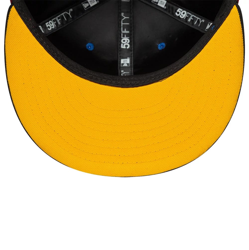 This is a FC Barcelona Mes Que Un Dark Red 59FIFTY Fitted Cap 2