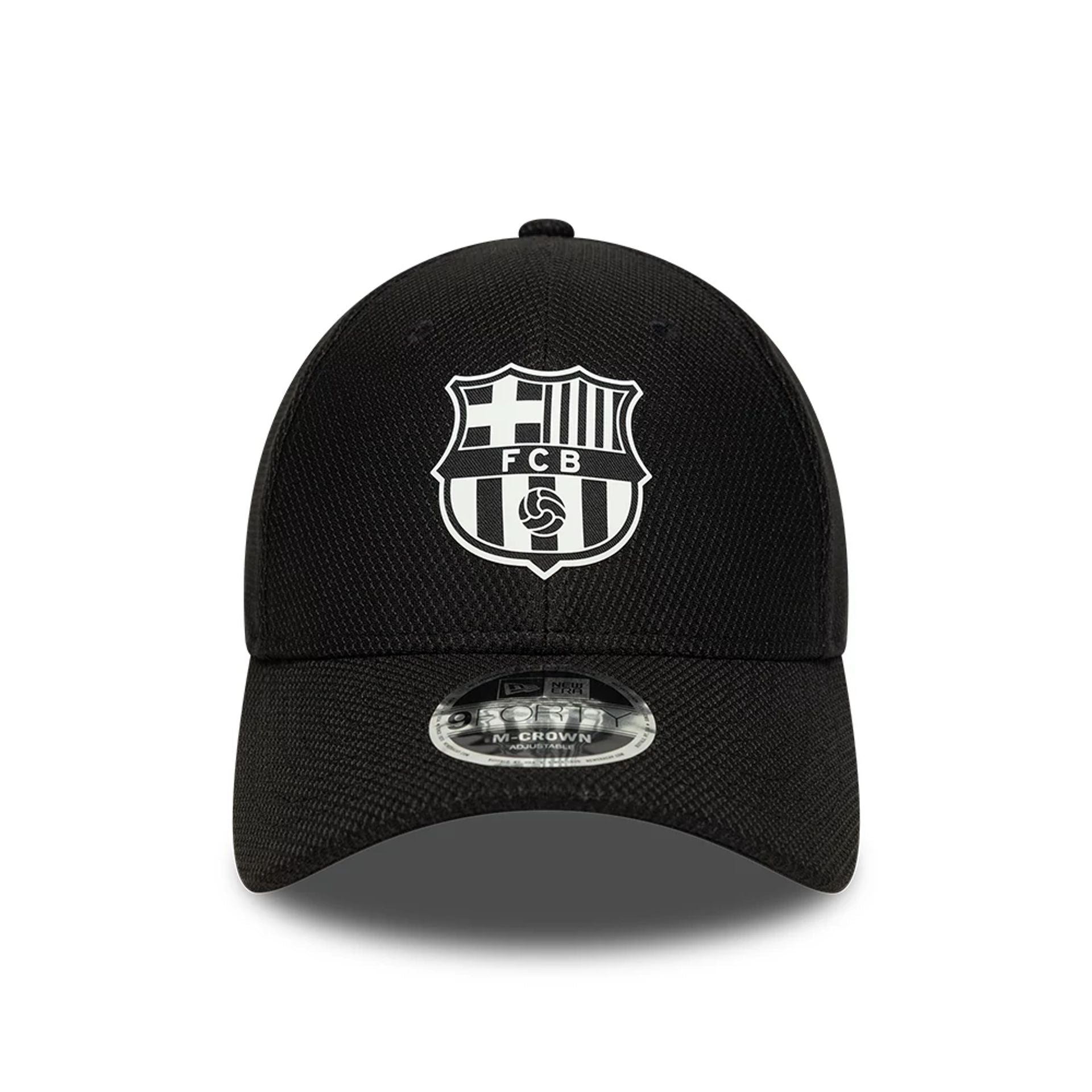 This is a FC Barcelona Diamond Era Black 9FORTY M-Crown Adjustable Cap 2