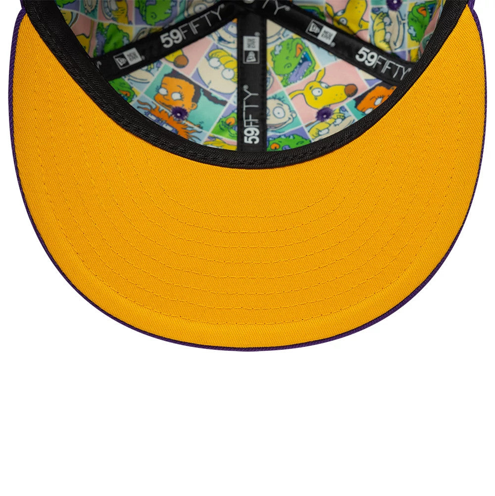 Pictured is this Nickelodeon Rugrats 59FIFTY Fitted cap in purple. 2