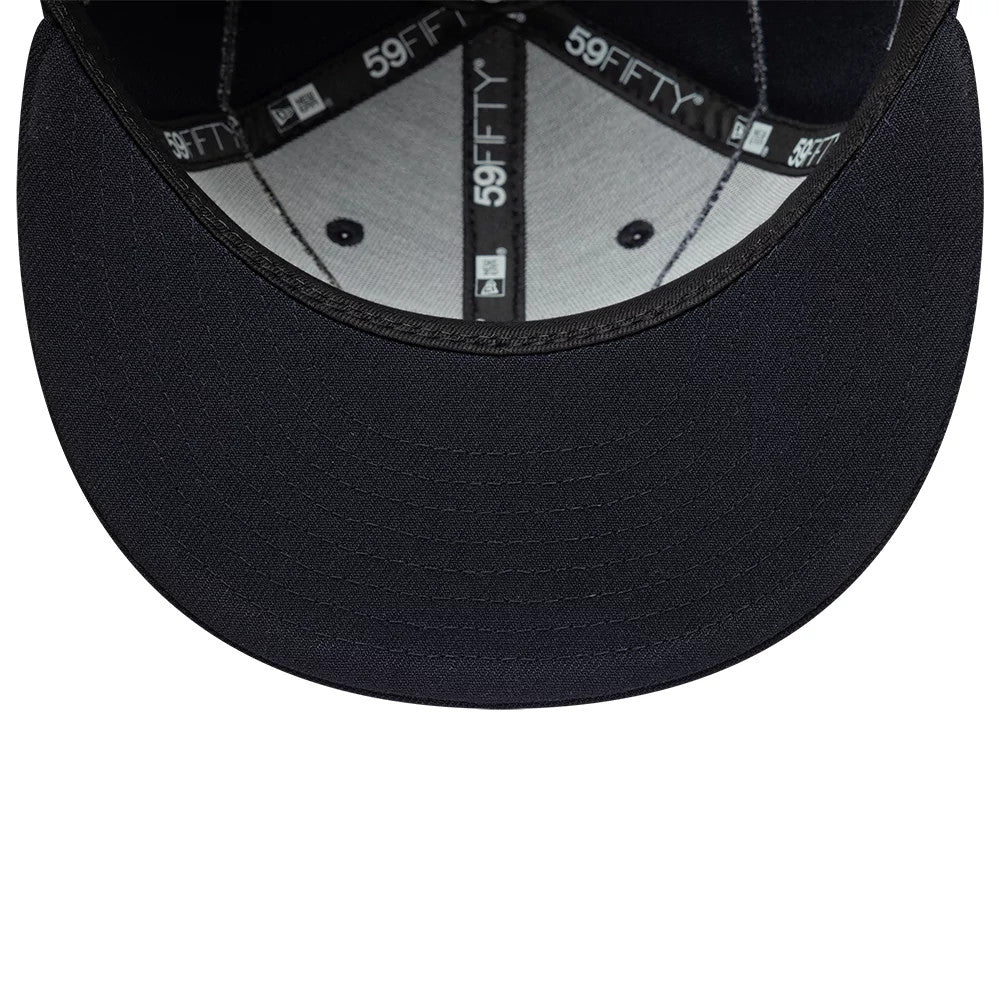 Pictured is this New Era Beaded Wings 59FIFTY Fitted cap in navy. 7