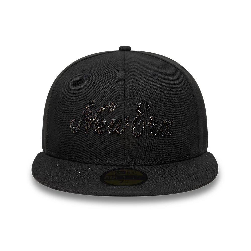 Pictured is this New Era Gem 59FIFTY Fitted cap in black. 2