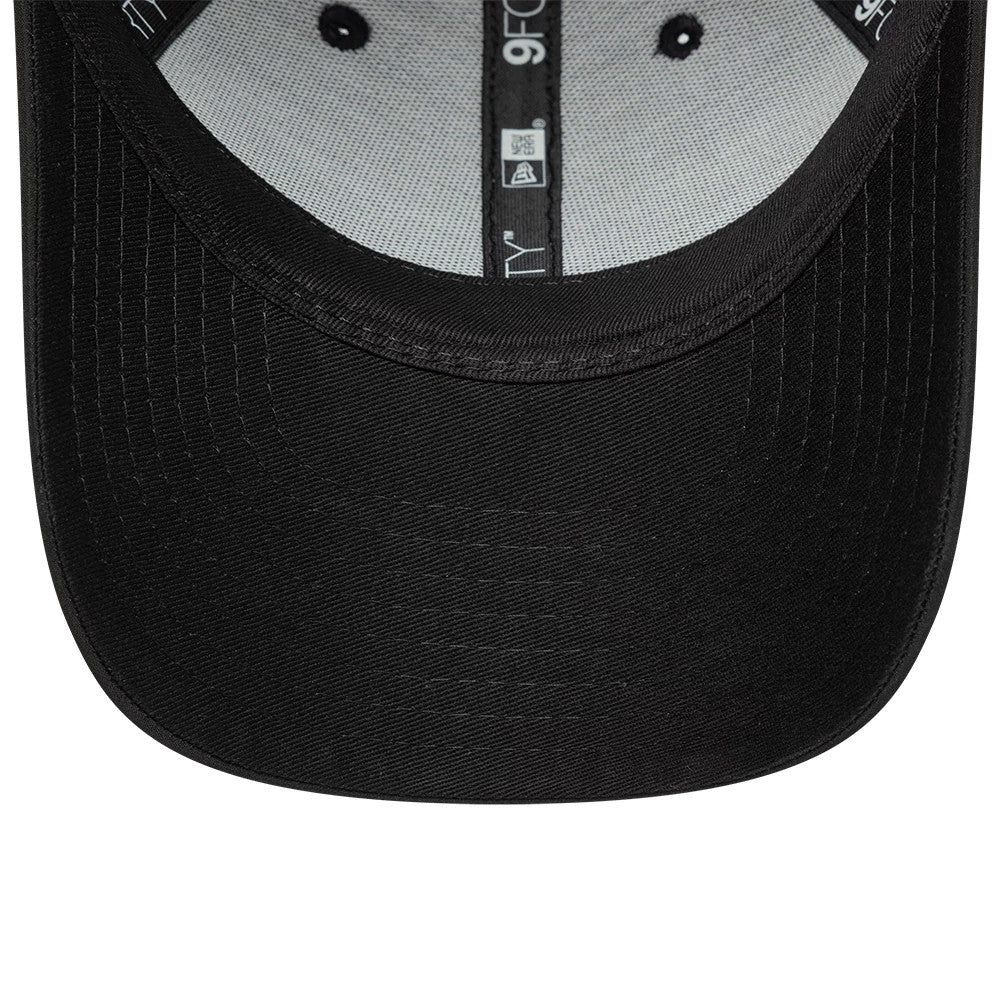 This is a FC Barcelona Youth Black Gold Black 9FORTY Adjustable Cap 5