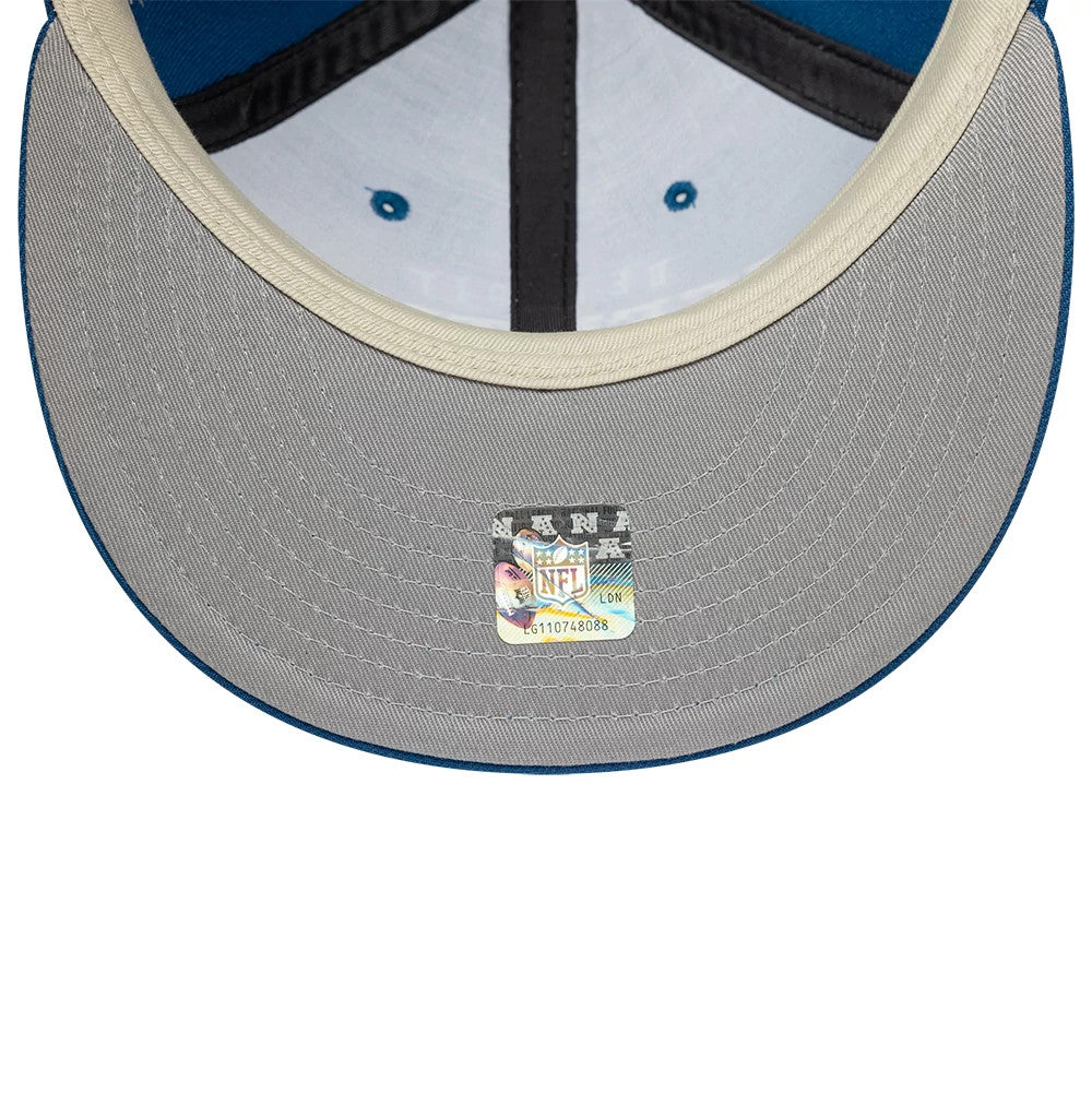 This is a Detroit Lions Fear Of God x NFL Blue Retro Crown 9FIFTY Adjustable Cap 2