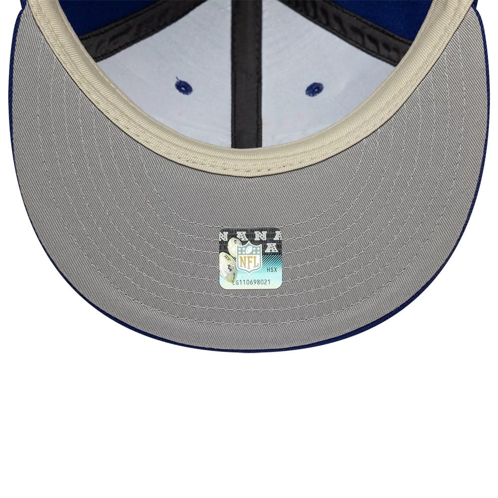 This is a New York Giants Fear Of God x NFL Dark Blue Retro Crown 9FIFTY Adjustable Cap 2