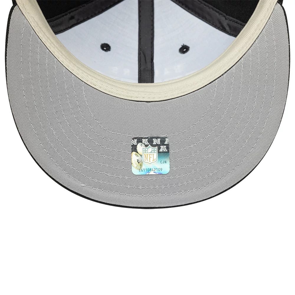 This is a Las Vegas Raiders Fear Of God x NFL Black Retro Crown 9FIFTY Adjustable Cap 2