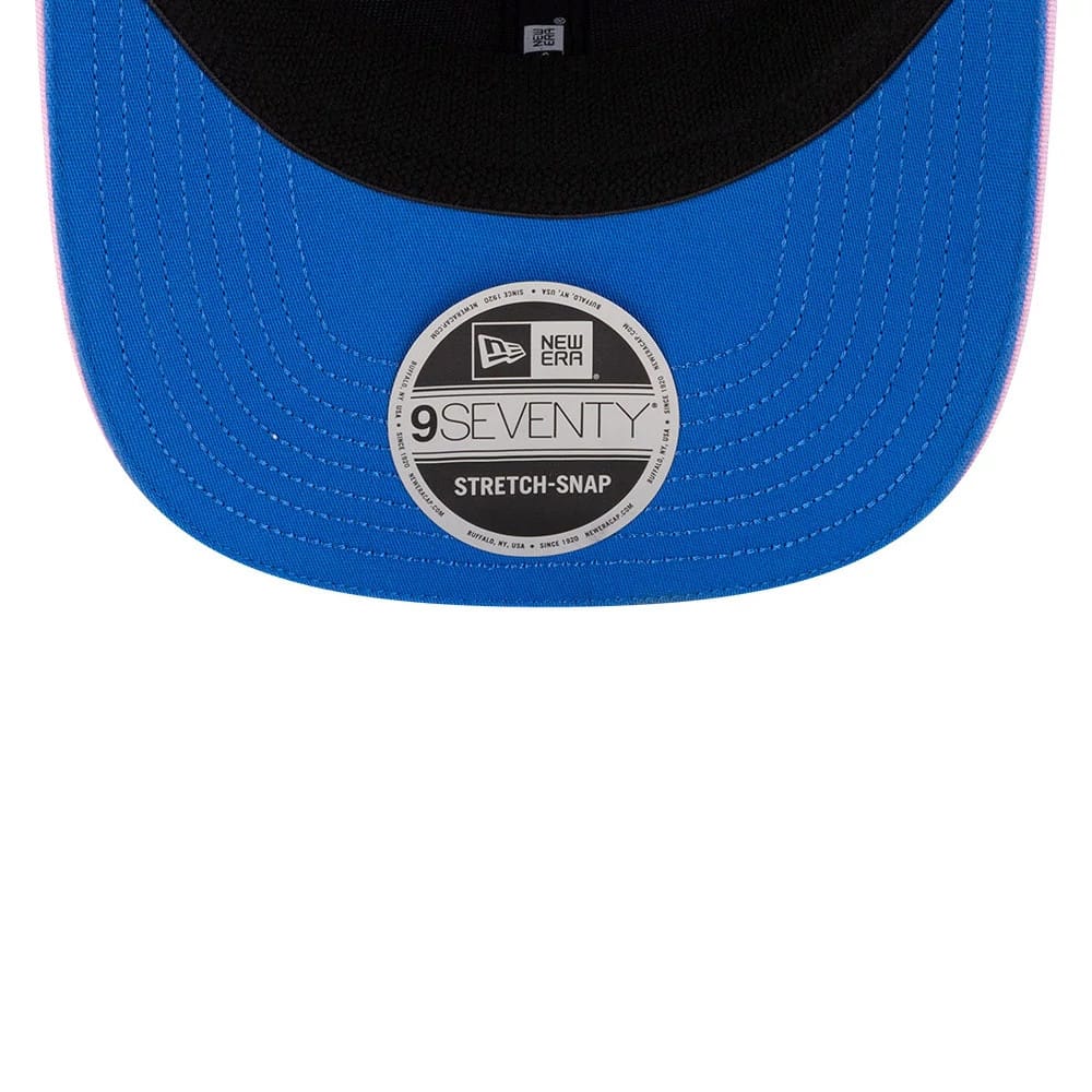 Pictured is this Pierre Gasly Alpine Racing 9SEVENTY Stretch Snap Adjustable cap in blue. 7