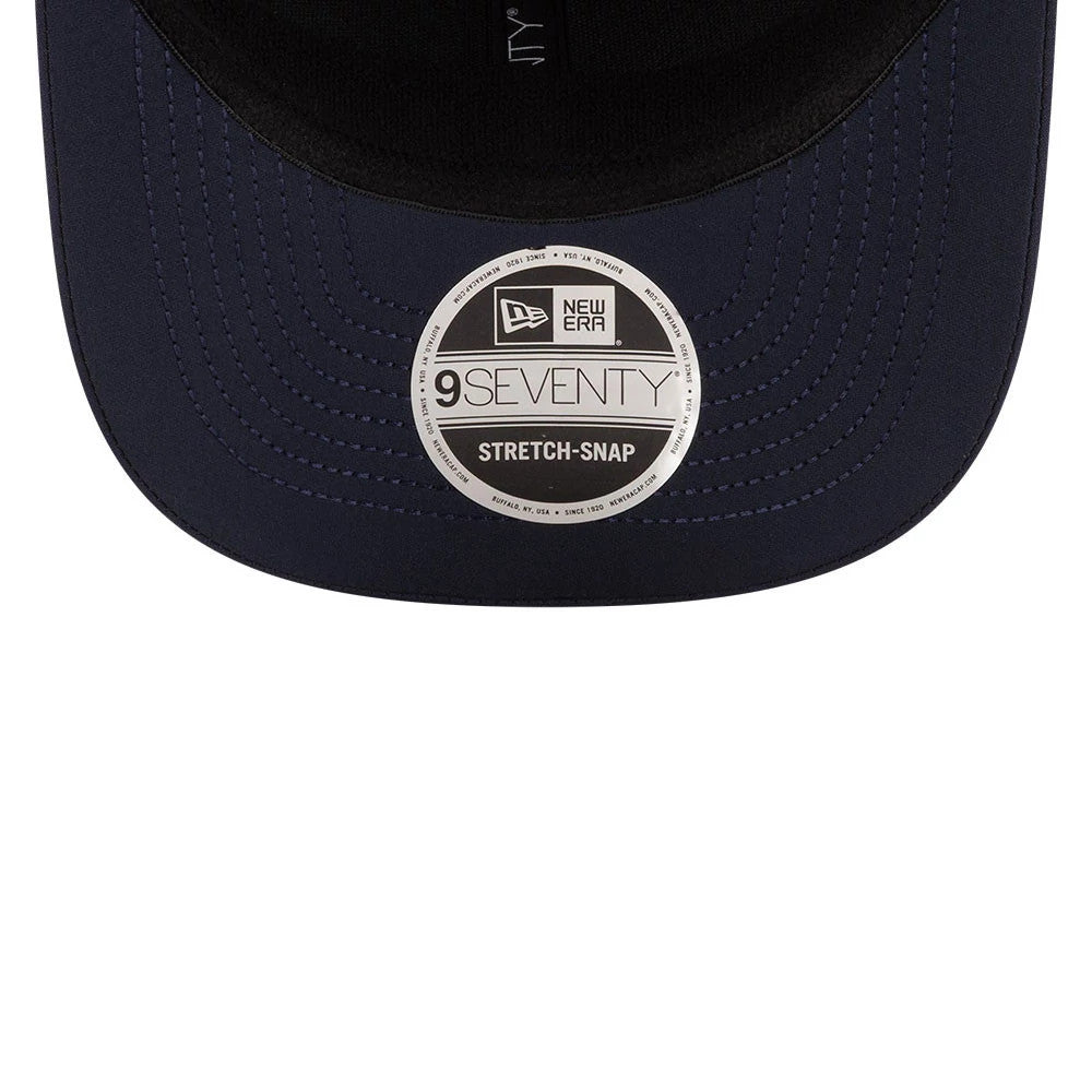 Pictured is this Isack Hadjar Red Bull Racing Miami Race Special 9SEVENTY Stretch Snap Adjustable cap in navy. 7