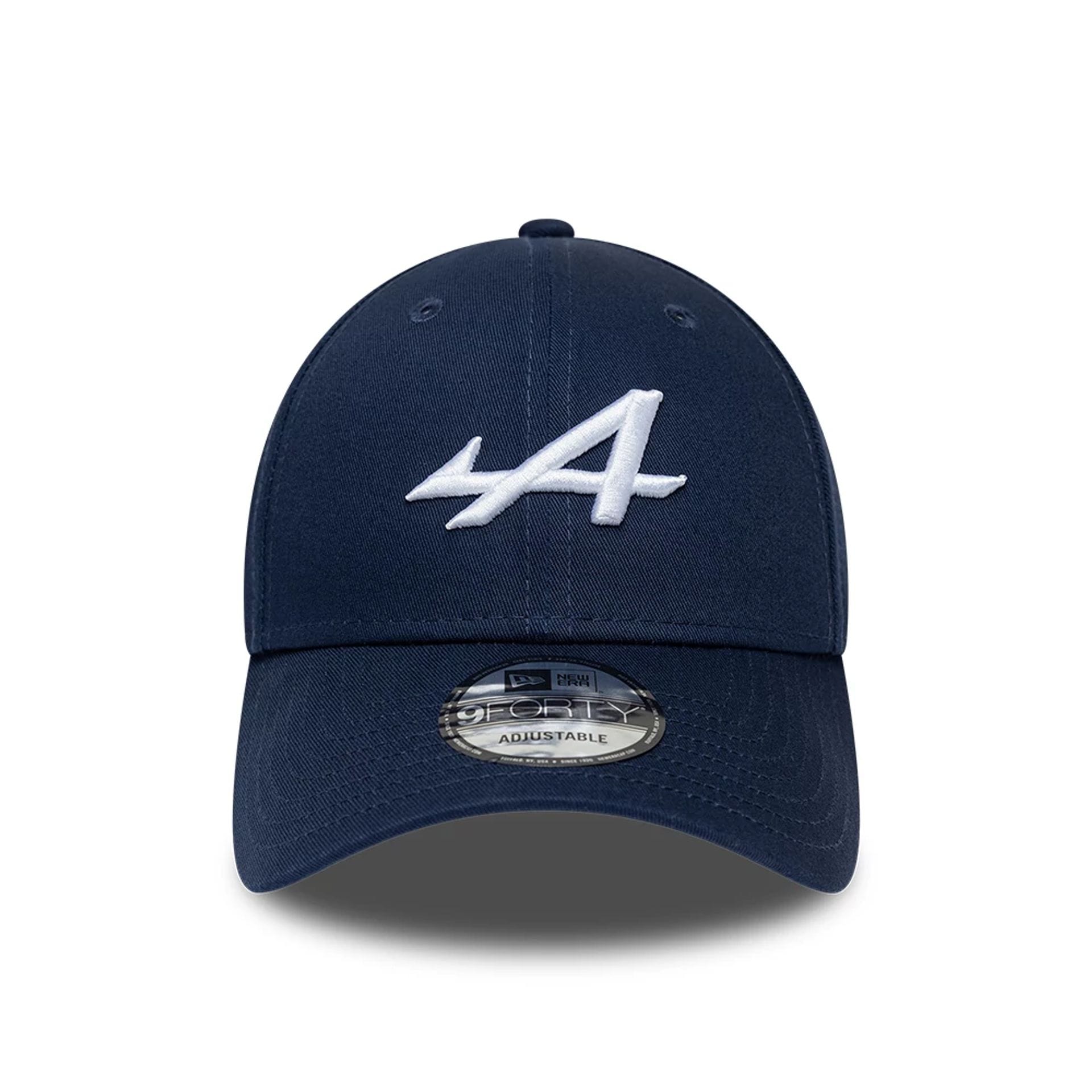 Pictured is this Essential Alpine Racing 9FORTY Adjustable cap in Navy. 2