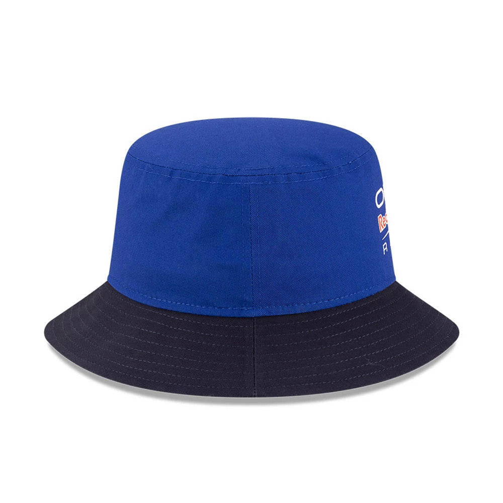 Pictured is this Essential Red Bull Racing Bucket hat in dark blue. 6