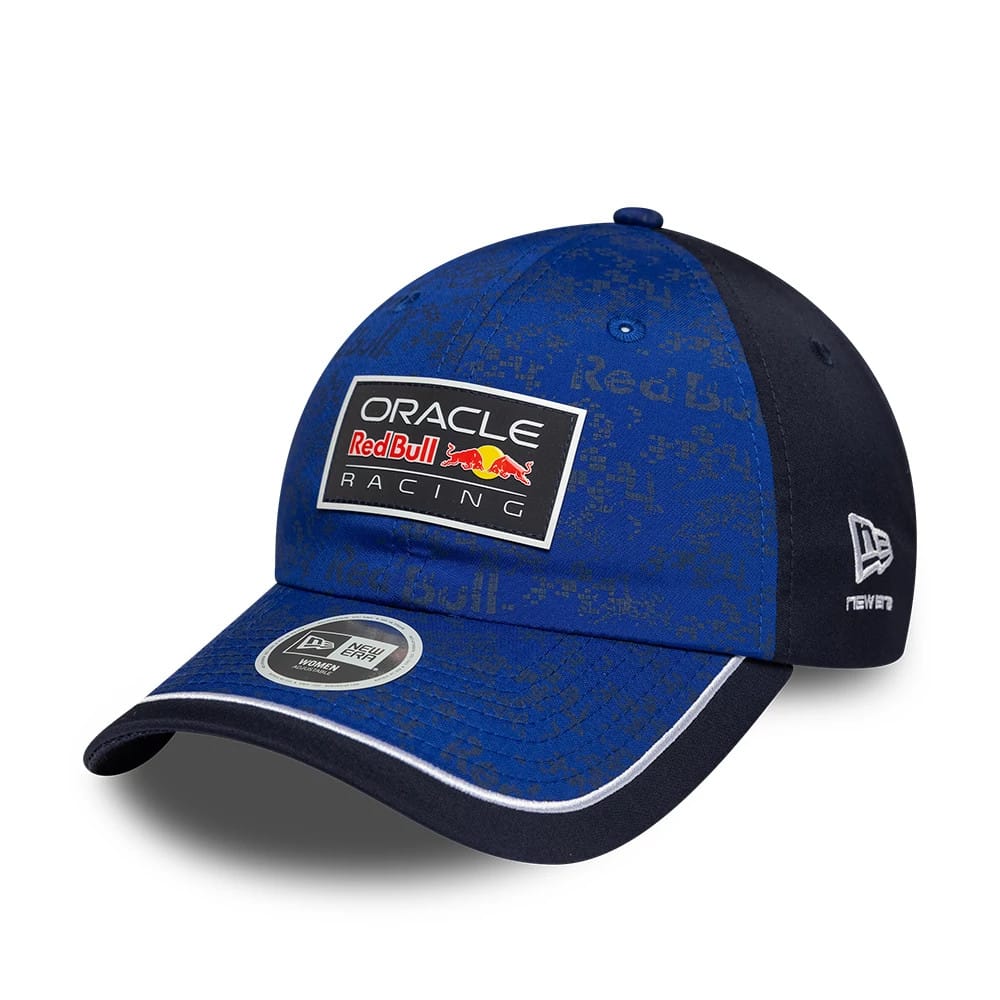 Pictured is this Womens Team Red Bull Racing Open Back cap in dark blue. 1