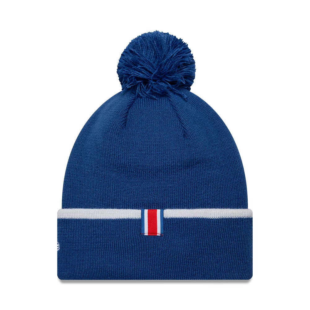 Pictured is this Core Paris Saint-Germain Cuff knit Beanie hat in blue. 2