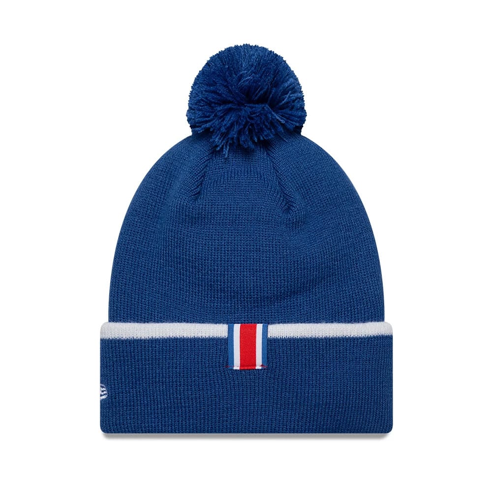 Pictured is this Youth Core Paris Saint-Germain Cuff knit Beanie hat in blue. 2