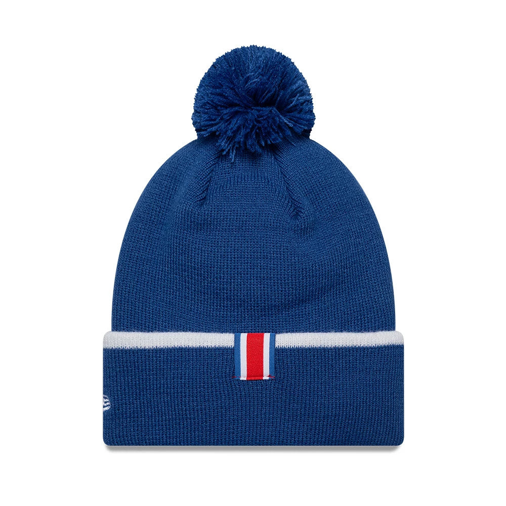 Pictured is this Youth Core Paris Saint-Germain Cuff knit Beanie hat in blue. 2