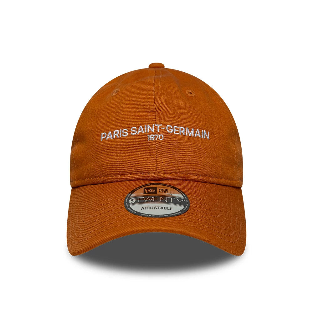 Pictured is this Paris Saint Germain 9TWENTY cap in brown. 2