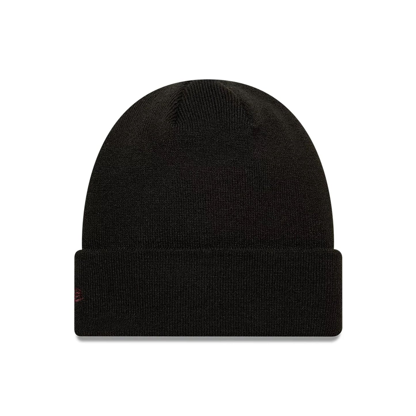 Pictured is this Core Aston Villa FC Cuff knit Beanie hat in black. 2