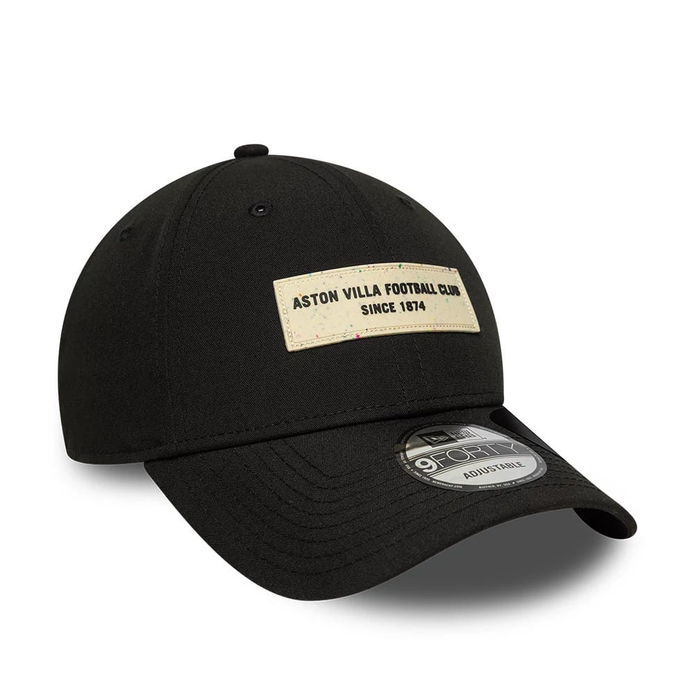 Pictured is this Repreve® Aston Villa FC 9FORTY cap in black. 3