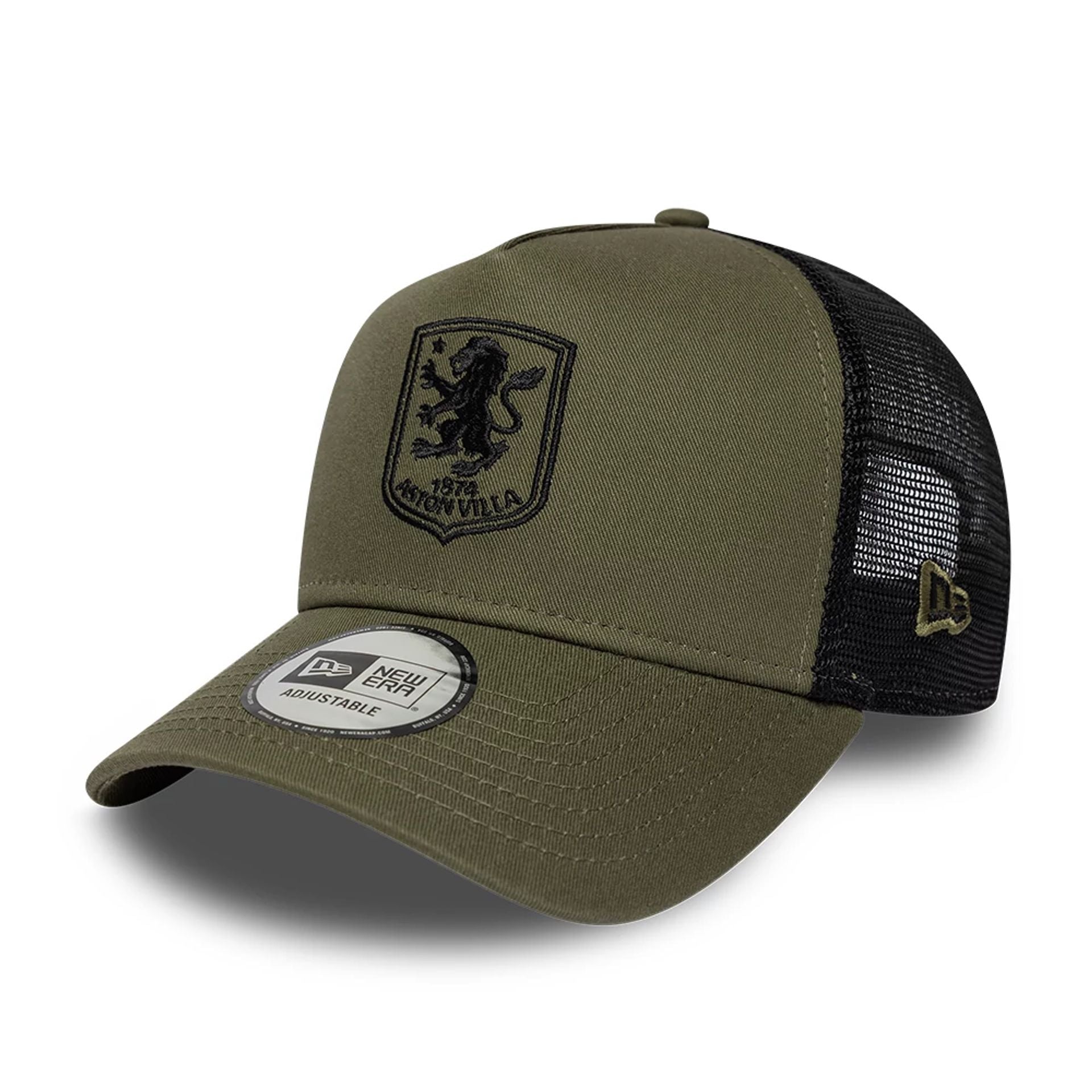 Pictured is this Core Aston Villa FC 9FORTY A-Frame Trucker cap in green. 1
