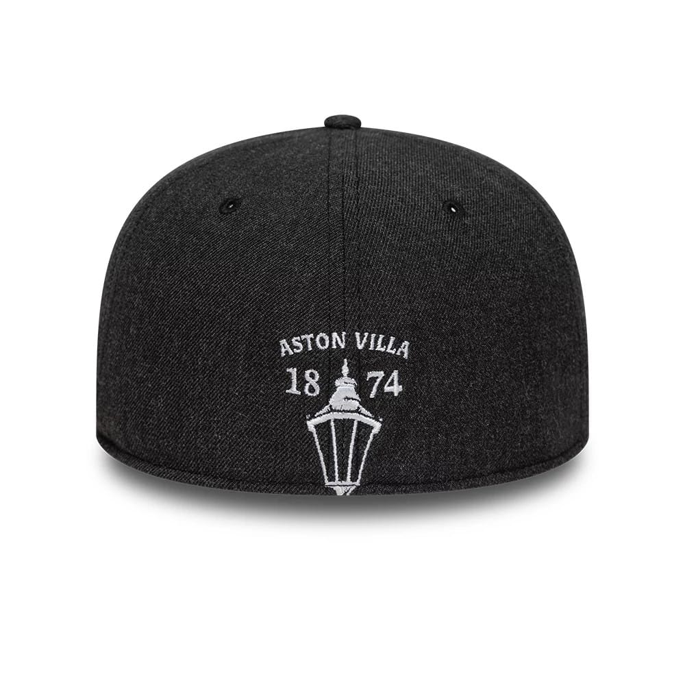Pictured is this Gas Lamp Aston Villa FC 59FIFTY Fitted cap in black. 6