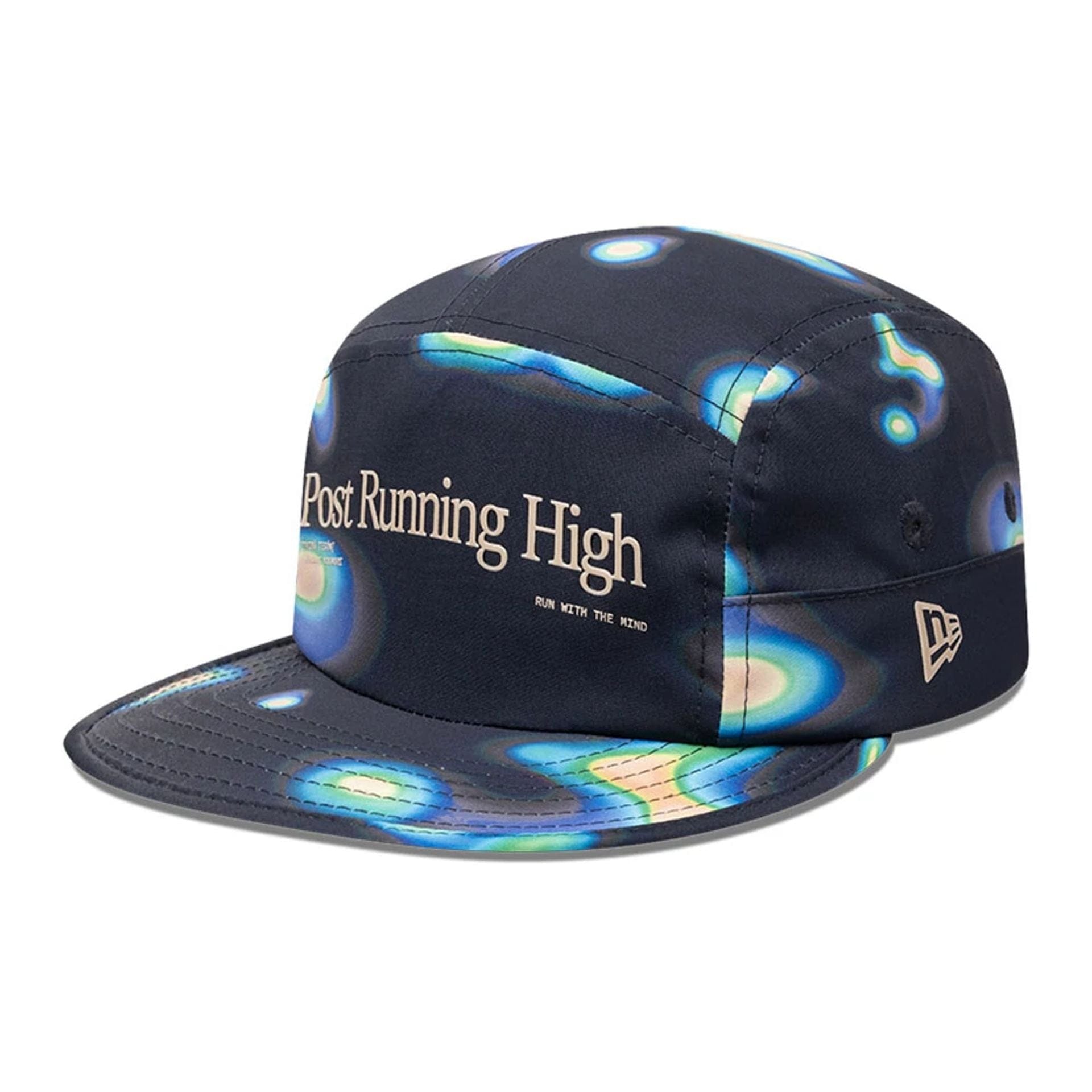 Pictured is this Hermanos Koumori x New Era Camper cap in navy. 1