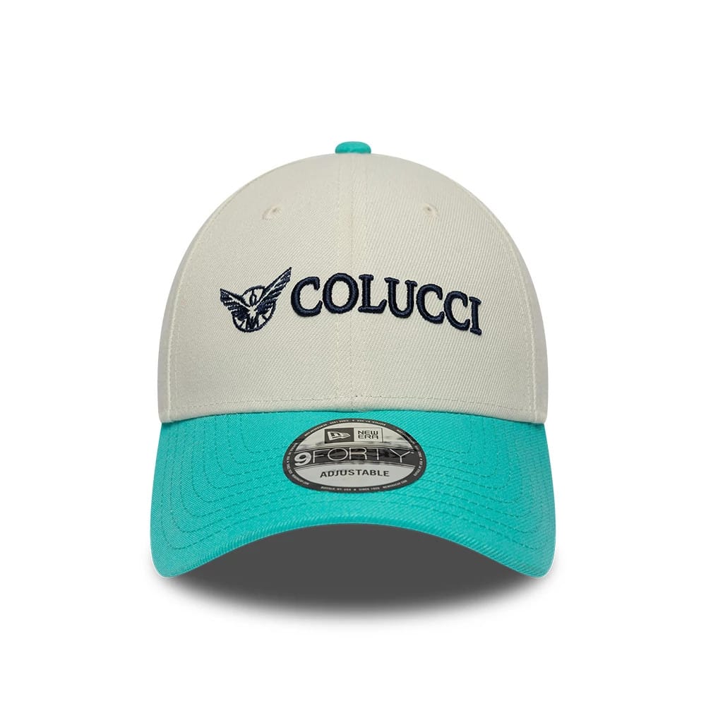 Pictured is this Colucci X New Era 9FORTY cap in white. 3