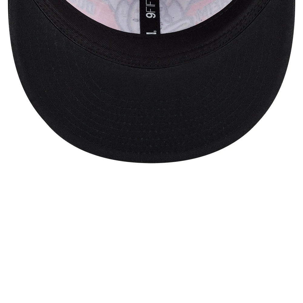 Pictured is this NHL Team Stripes Anaheim Ducks Retro Crown 9FIFTY cap in orange. 7